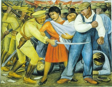 Diego Rivera Werke - der aufsteigende Sozialismus Diego Rivera